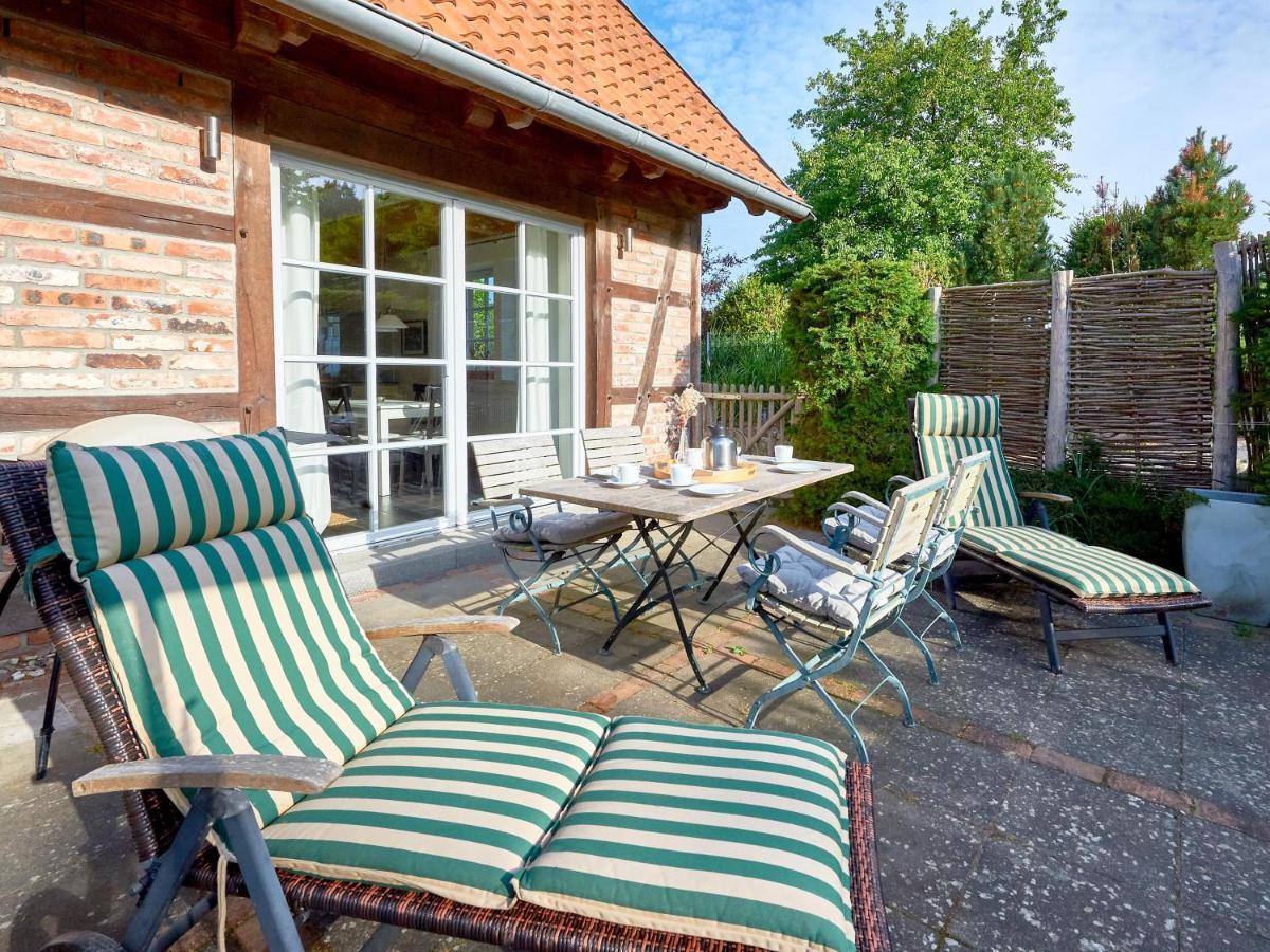 Fachwerkhaeuser Seedorf - Haushaelfte "Sophie Charlott" Mit Kamin Und Terrasse Luaran gambar