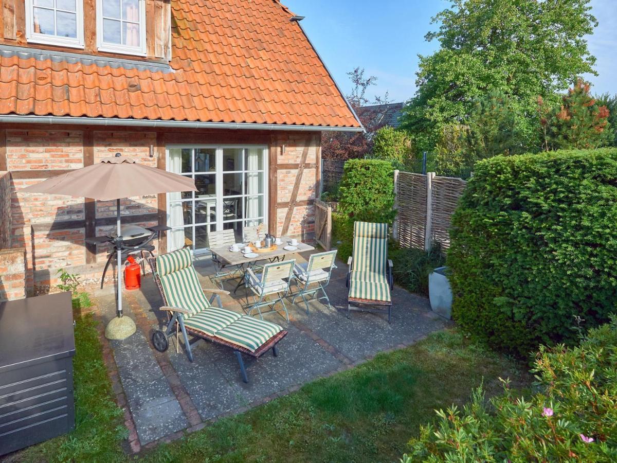 Fachwerkhaeuser Seedorf - Haushaelfte "Sophie Charlott" Mit Kamin Und Terrasse Luaran gambar