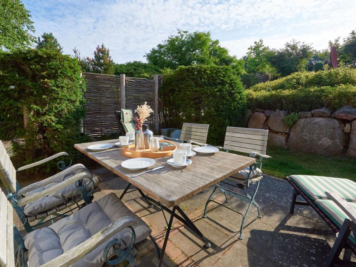 Fachwerkhaeuser Seedorf - Haushaelfte "Sophie Charlott" Mit Kamin Und Terrasse Luaran gambar